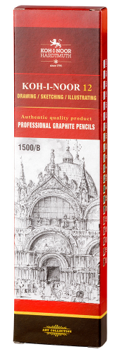 Zīmulis grafīta KOH-I-NOOR 1500 B
