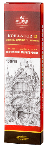 Zīmulis grafīta KOH-I-NOOR 1500 3B