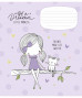 Burtnīca 12lp 170*203mm "Star" 55g/m2 # glitter "Little Princess" 2903