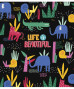 Burtnīca 12lp 170*203mm "Genius'' 70g/m2 # fluor krāsas+Soft touch ''Life is Beautiful'' 2980