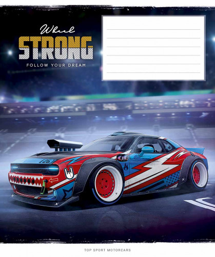 Burtnīca 12lp 170*203mm 60g/m2 // UV laka ''Strong'' 3086