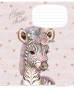 Burtnīca 12lp 170*203mm "Star" 55g/m2 # Glitter ''Life is better with friends'' 3396