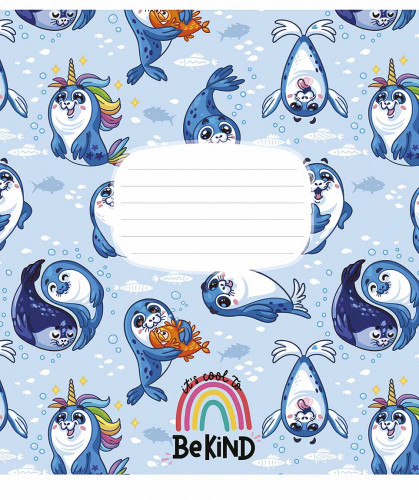 Burtnīca 12lp 170*203mm 60g/m2'' // UV laka ''Be kind'' 3130