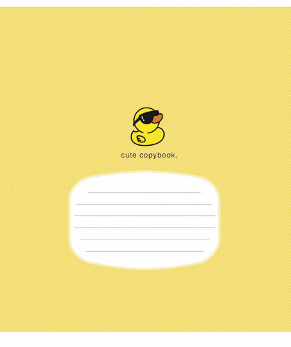 Burtnīca 12lp 170*203mm 60g/m2 // ''Copybook'' 3058