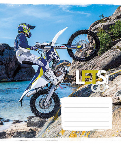 Burtnīca 12lp 170*203mm 60g/m2 // ''Lets Go'' 2834