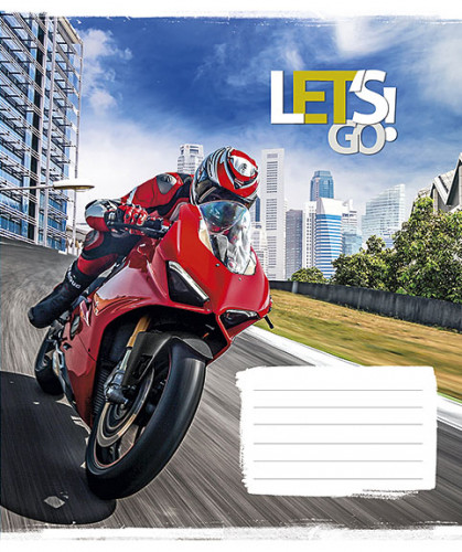 Burtnīca 12lp 170*203mm 60g/m2 // ''Lets Go'' 2834