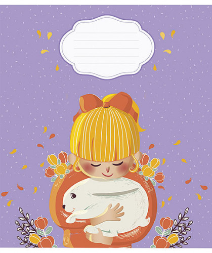 Burtnīca 18lp 170*203mm 60g/m2 = ''Happy girl'' 2397