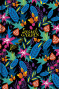 Klade elastīgs vāks A5 80lp # Soft Touch lamināts + UV laka "Secret garden''' 07003
