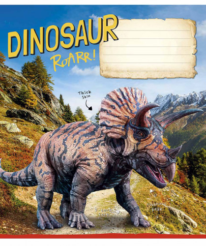 Burtnīca 12lp 170*203mm 60g/m2 = ''Dinosaur Roarr" 3310
