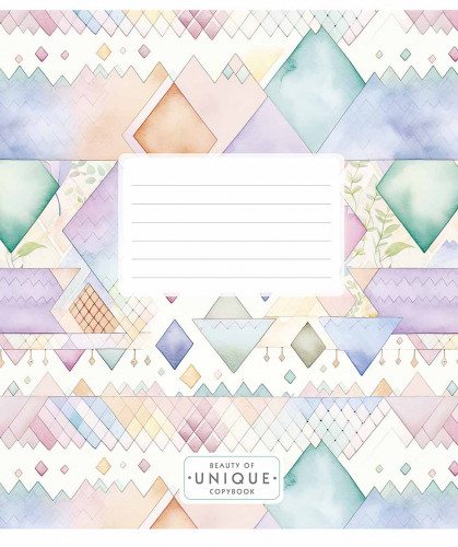 Burtnīca 18lp 170*203mm 60g/m2 # ''Unique'' 3372