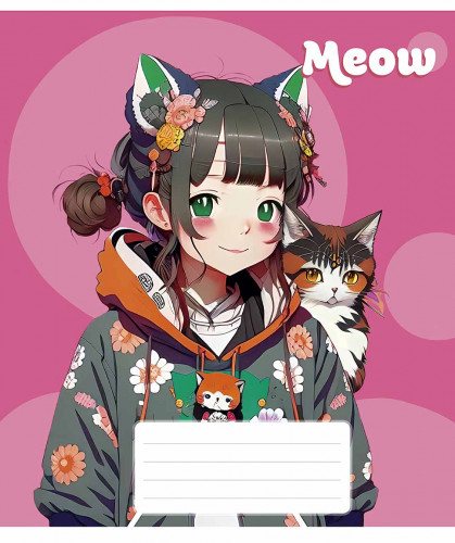 Klade 48lp 170*203mm 55g/m2 "Star" # ''Meow'' 3302