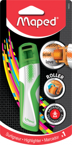 Teksta marķieris MAPED Roller blisterī, zaļš  !