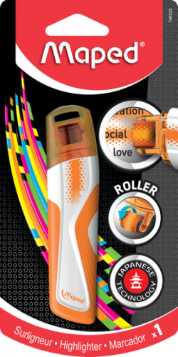 Teksta marķieris MAPED Roller blisterī, oranžs  !