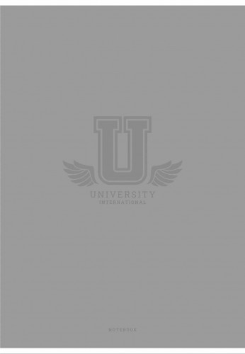 Klade mīksts vāks A4 60lp # UV laka 'University'' 05405