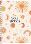 Piezīmju bloks ar sānu spirāli A6 80lp # ''Soul stories/Bon voyage'' 6113