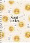 Piezīmju bloks ar sānu spirāli A6 80lp # ''Soul stories/Bon voyage'' 6113