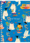 Piezīmju bloks ar sānu spirāli A6 80lp # ''Soul stories/Bon voyage'' 6113