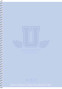 Koledžbloks B5 80lp # miksts vāks Pastel ''University'' 06523