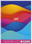 Koledžbloks A4 80lp # mīksts vāks ''Cloud coloful'' 06510