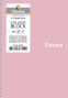 Koledžbloks B5 80lp krāsas mala # plastikāta vāks ''Genius Pastel'' 06808