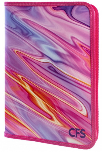 Mape ar rāvējslēdzēju CFS A4 "Silk" ar 2 riņķiem 32026