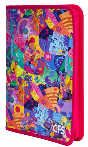 Mape ar rāvējslēdzēju CFS A4 "Colorfull" 32016