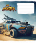 Burtnīca 12lp 170*203mm 60g/m2 # ''Car monster'' 3243