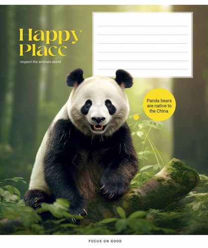 Burtnīca 12lp 170*203mm 60g/m2 # ''Happy place" 3352