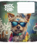 Burtnīca 12lp 170*203mm "Star" 55g/m2 # ''Crazy style rock nroll'' 3277