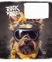 Burtnīca 12lp 170*203mm "Star" 55g/m2 # ''Crazy style rock nroll'' 3277