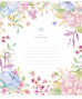 Burtnīca 12lp 170*203mm "Star" 55g/m2 # ''The Tender Garden'' 3378