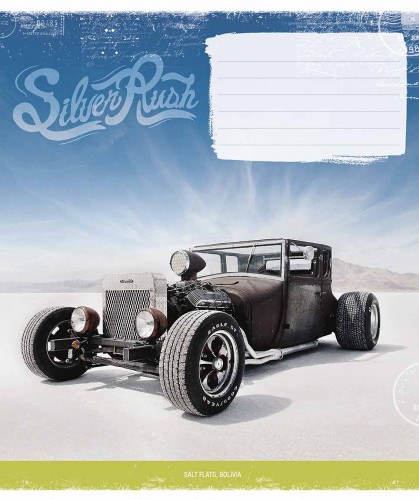 Burtnīca 12lp 170*203mm "Star" 55g/m2 # ''Silver rush" 3390