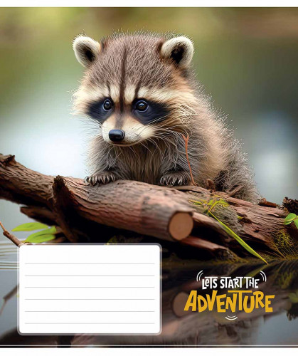 Burtnīca 12lp 170*203mm 60g/m2 = ''Adventure'' 3291