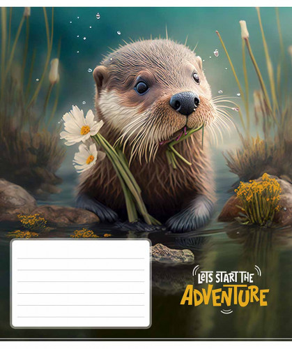 Burtnīca 12lp 170*203mm 60g/m2 = ''Adventure'' 3291
