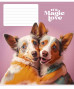 Burtnīca 12lp 170*203mm "Star" 55g/m2 = ''It''s magic love'' 3300
