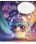 Burtnīca 12lp 170*203mm "Star" 55g/m2 = Glitter ''Life is better with friends'' 3396