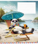 Burtnīca 18lp 170*203mm 60g/m2 # "Enjoy vacation hot summer'' 3318
