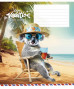 Burtnīca 18lp 170*203mm 60g/m2 # "Enjoy vacation hot summer'' 3318