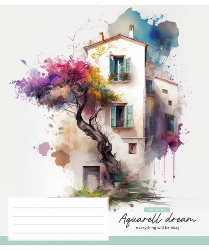 Klade 48lp 170*203mm 60g/m2 # ''Aquarell dream'' 3289