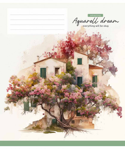 Klade 48lp 170*203mm 60g/m2 # ''Aquarell dream'' 3289