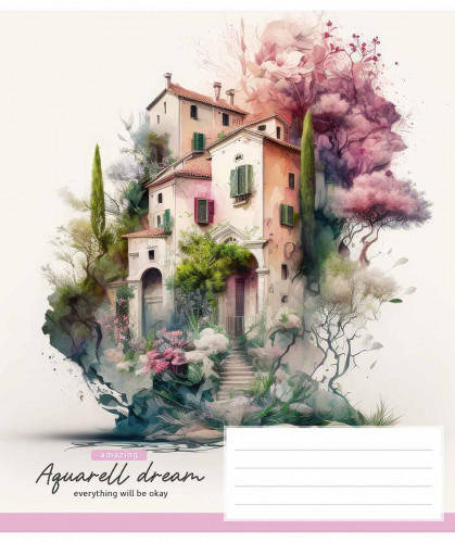 Klade 48lp 170*203mm 60g/m2 # ''Aquarell dream'' 3289