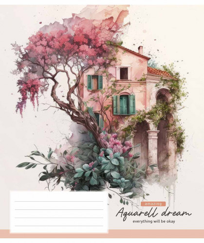 Klade 48lp 170*203mm 60g/m2 # ''Aquarell dream'' 3289