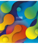Klade 48lp 170*203mm ''Genius'' 70g/m2 # glancēts lamināts "Cloud colorful" 3161