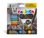 Flomāsteri CARIOCA  Metallic 8 krāsas