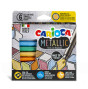 Flomāsteri CARIOCA  Metallic Maxi 6 krāsas