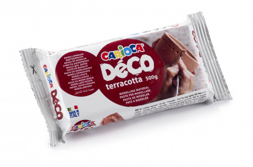 Veidošanas masa CARIOCA DECO terakota 500g