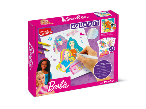 MAPED Creativ krāsošanas komplekts  Aqua Art "Barbie" 6>10