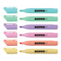 Teksta marķieru komplekts KORES HighLiner Pastel 6 krāsas