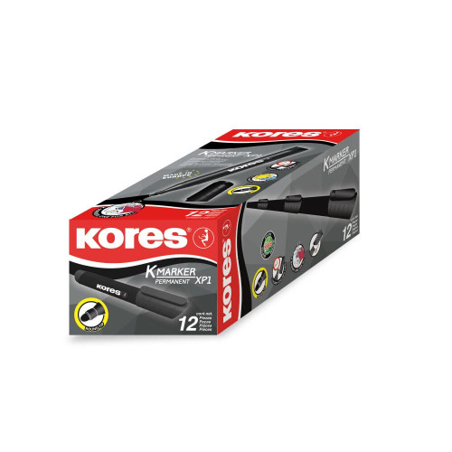Permanenta marķieris KORES K-Marker PM 3mm melns