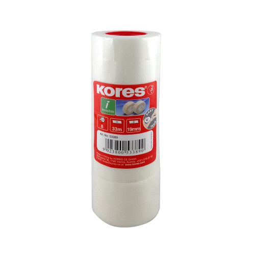 Līmlente KORES Invisible 19mm*33m 8gab.!
